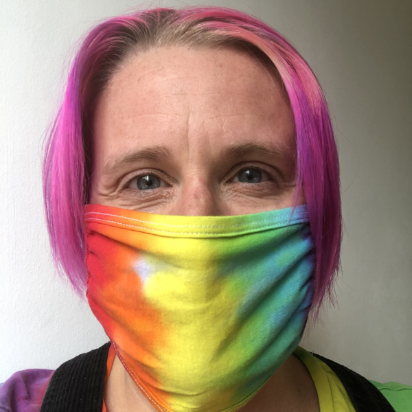 face mask rainbow